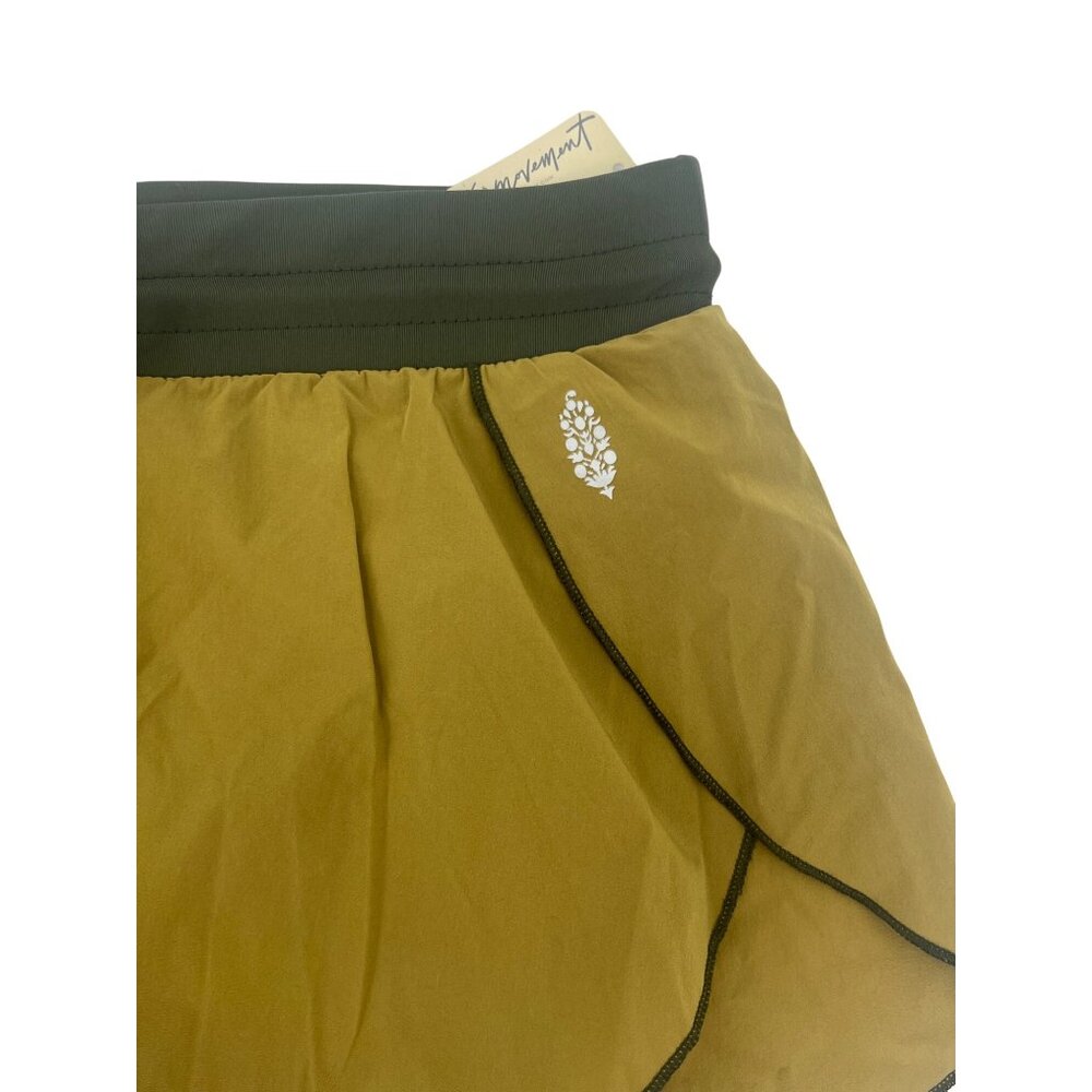 NWT Free People Movement Olive Green Workout Shorts| Athleisure Pilates Princess - Picture 9 of 16